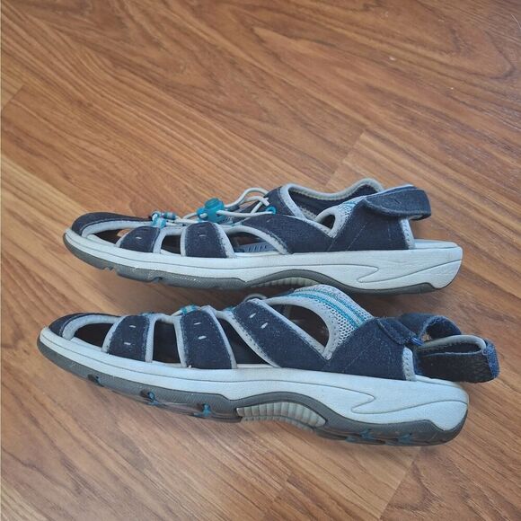 Lands' End Womens Sport Hiking Sandals Closed Toe Comfort Adjustable Size 8 B - Picture 3 of 10